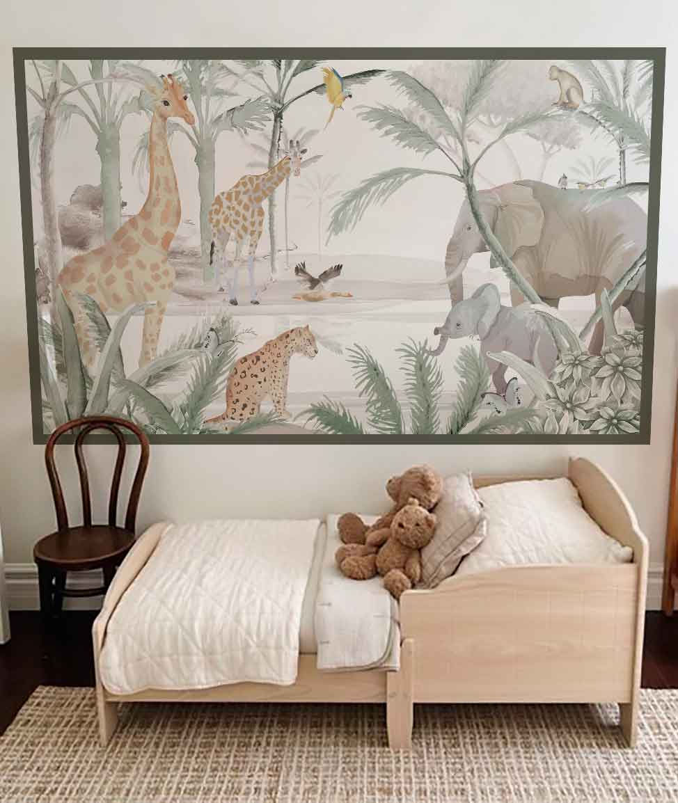 JUNGLE II Adhesive poster