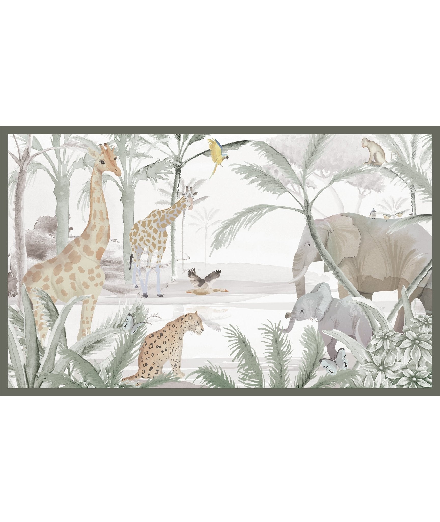 JUNGLE II Adhesive poster