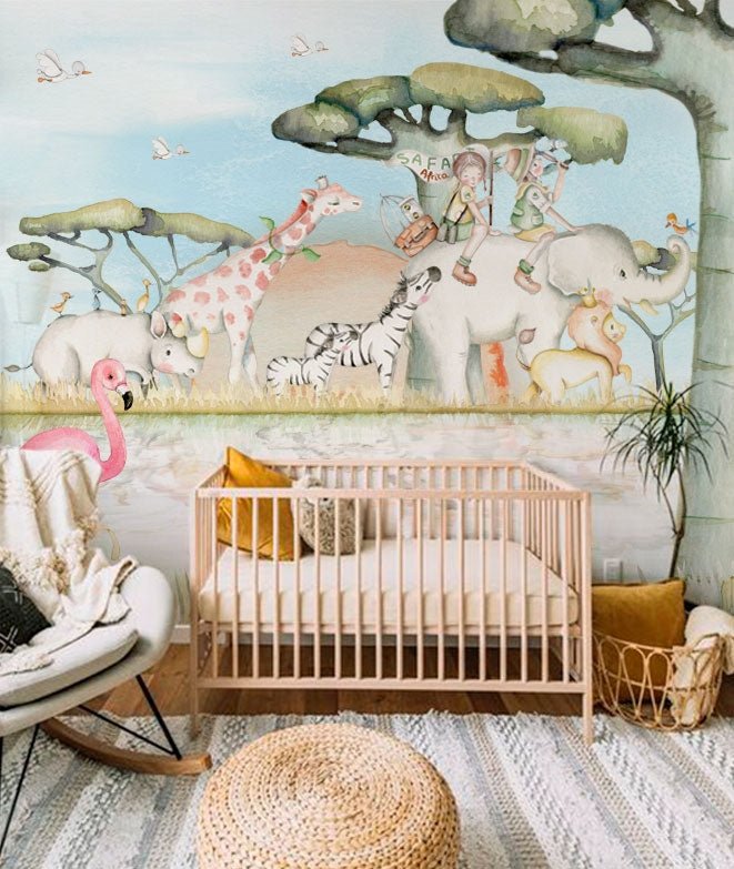 SAFARI I Wallpaper Mural