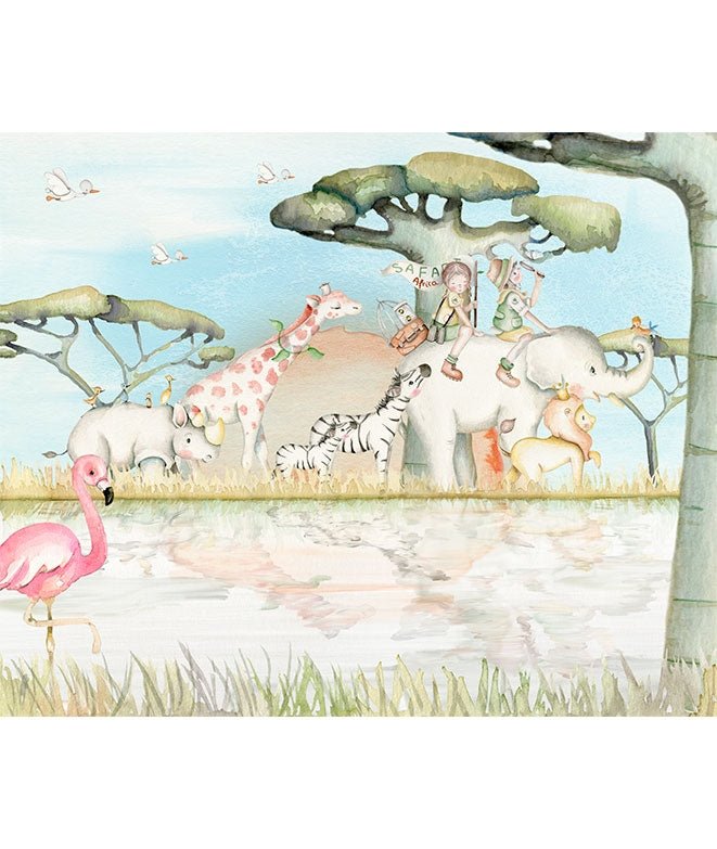 SAFARI I Wallpaper Mural