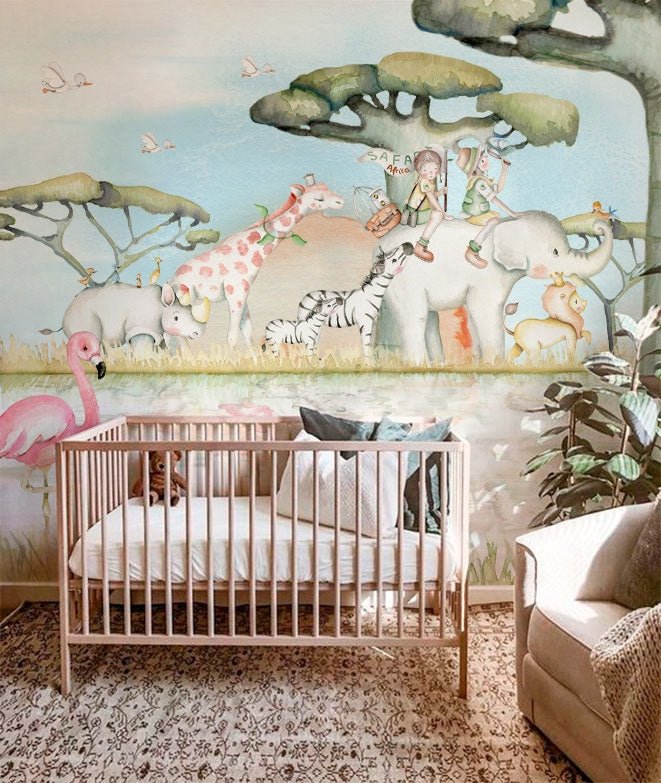 SAFARI I Wallpaper Mural
