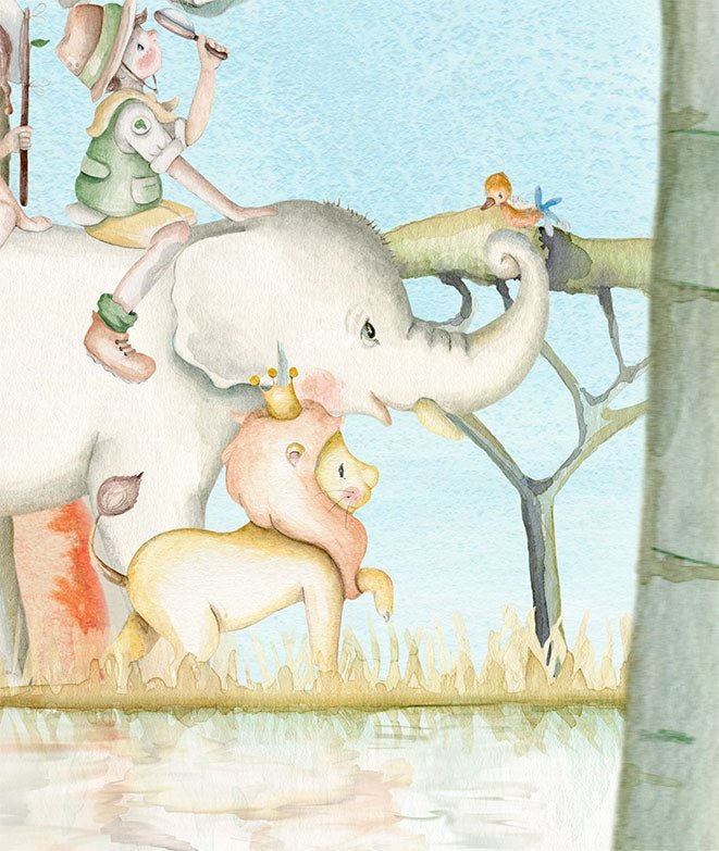 SAFARI I Wallpaper Mural