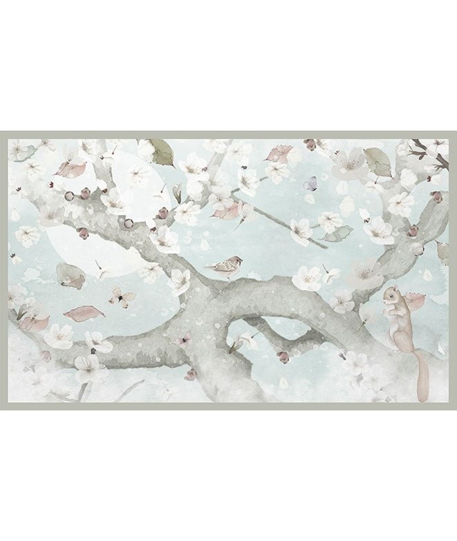 ALMOND TREE II Adhesive poster