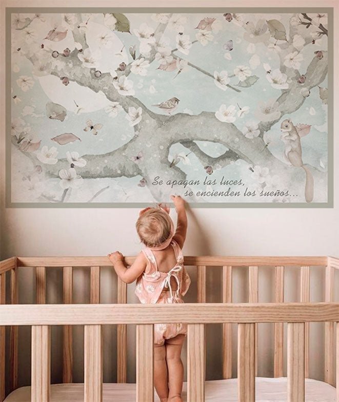 ALMOND TREE II Adhesive poster