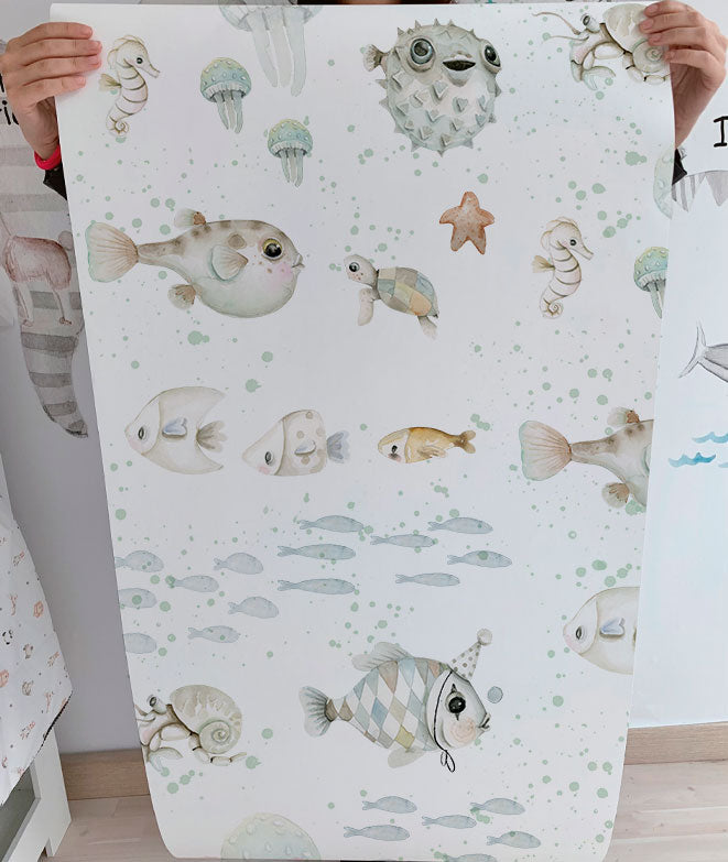 UNDER THE SEA II Children's Wallpaper