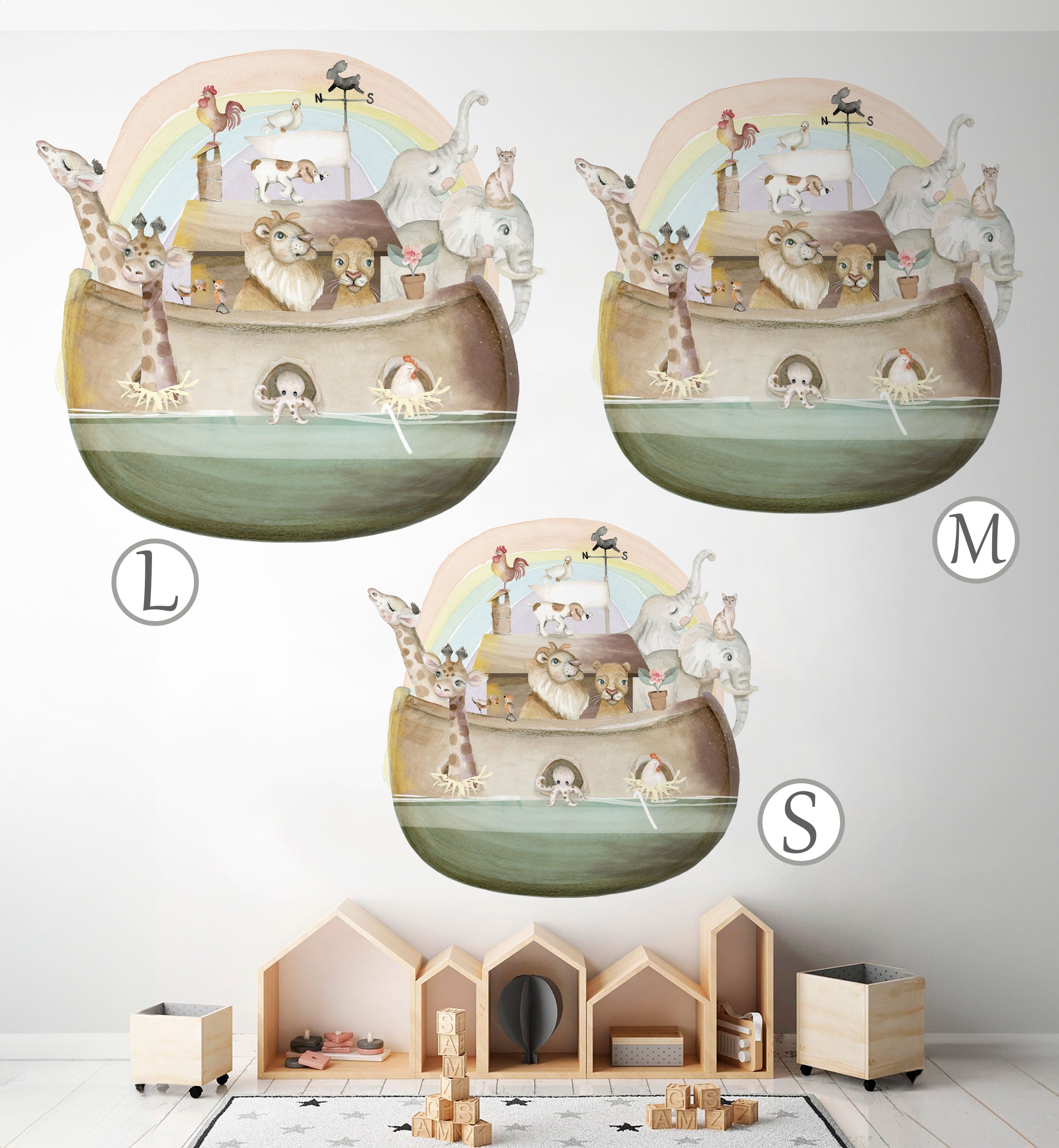 NOAH'S ARK Customizable children's sticker