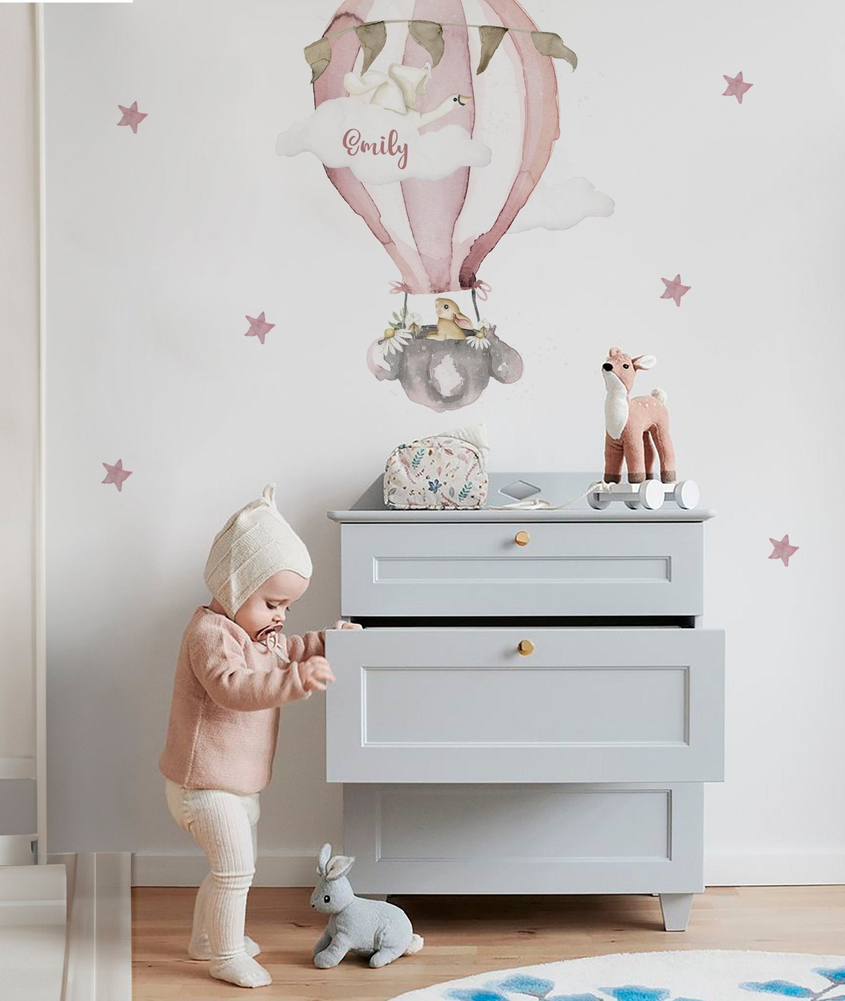 PINK BALLOON Customizable children's sticker