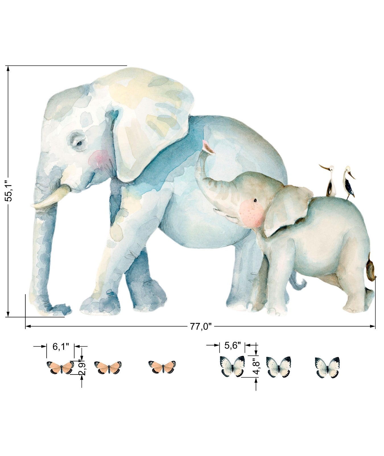 ELEPHANTS Sticker XXL