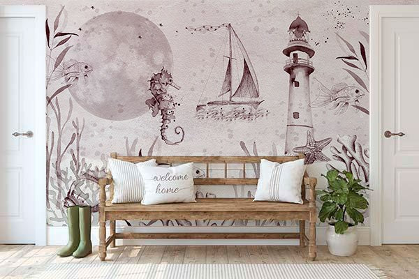 SEA Wallpaper Mural