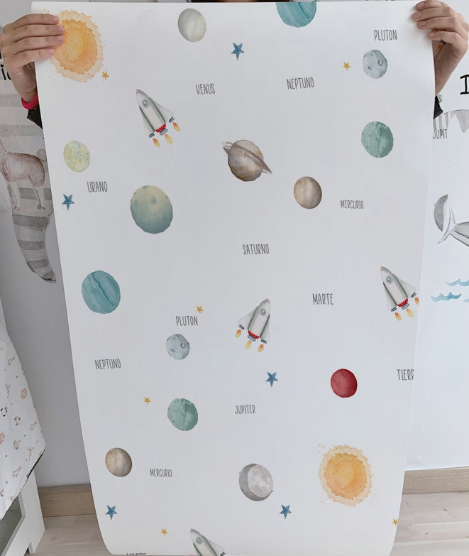 SPACE Children's wallpaper