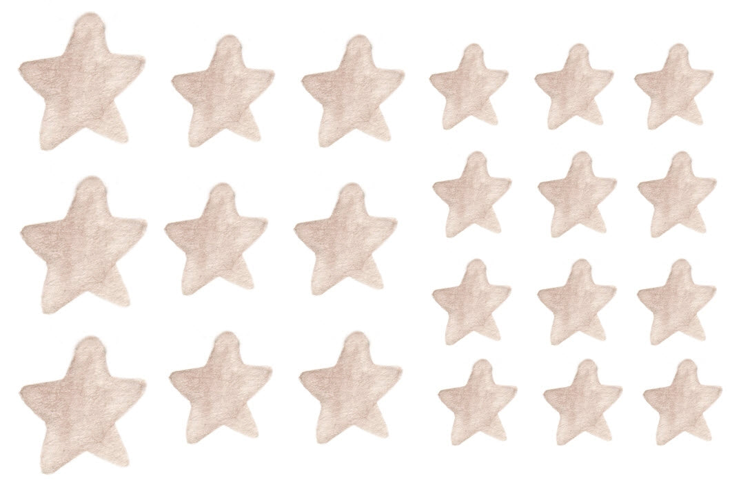 BROWN STARS Sticker Set