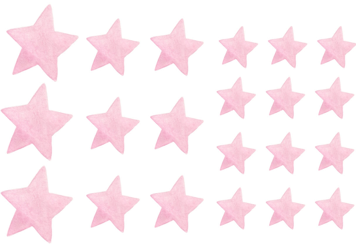 PINK STARS IV Sticker Set
