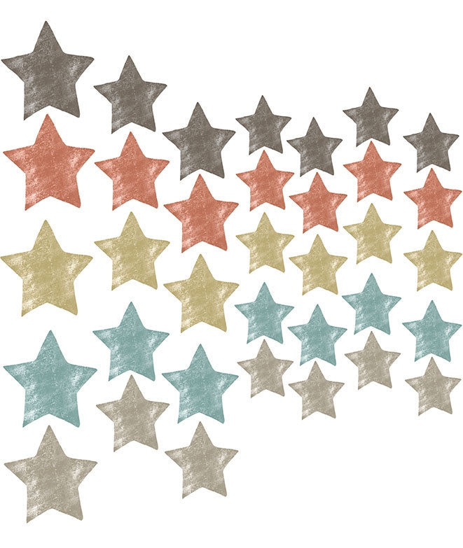 MULTICOLOR STARS Sticker Set